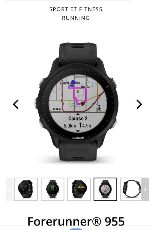 [Clients Macif] Montre GPS connectée Garmin Forerunner 955