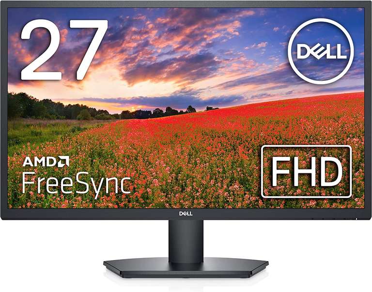 Ecran 27" Dell SE2722H - Full HD, 75 Hz, Dalle VA, 4 ms, FreeSync