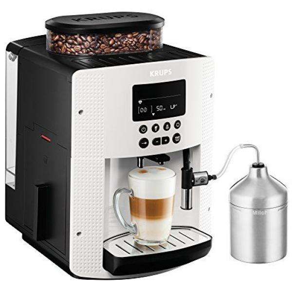 Machine à café avec broyeur Krups YY4384FD - 1450W, Pot à lait Inox