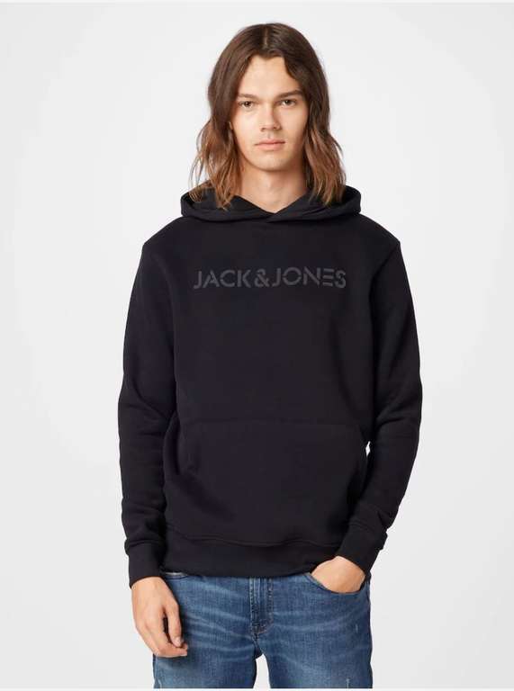 Sweat à capuche Jack & Jones - Noir, Tailles S à XL