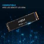 SSD Interne M.2 NVMe Crucial P5 Plus - 2 To