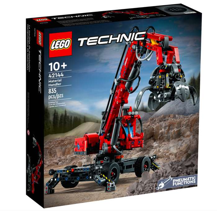 Jeu de construction Lego Technic La Grue de Manutention (42144)