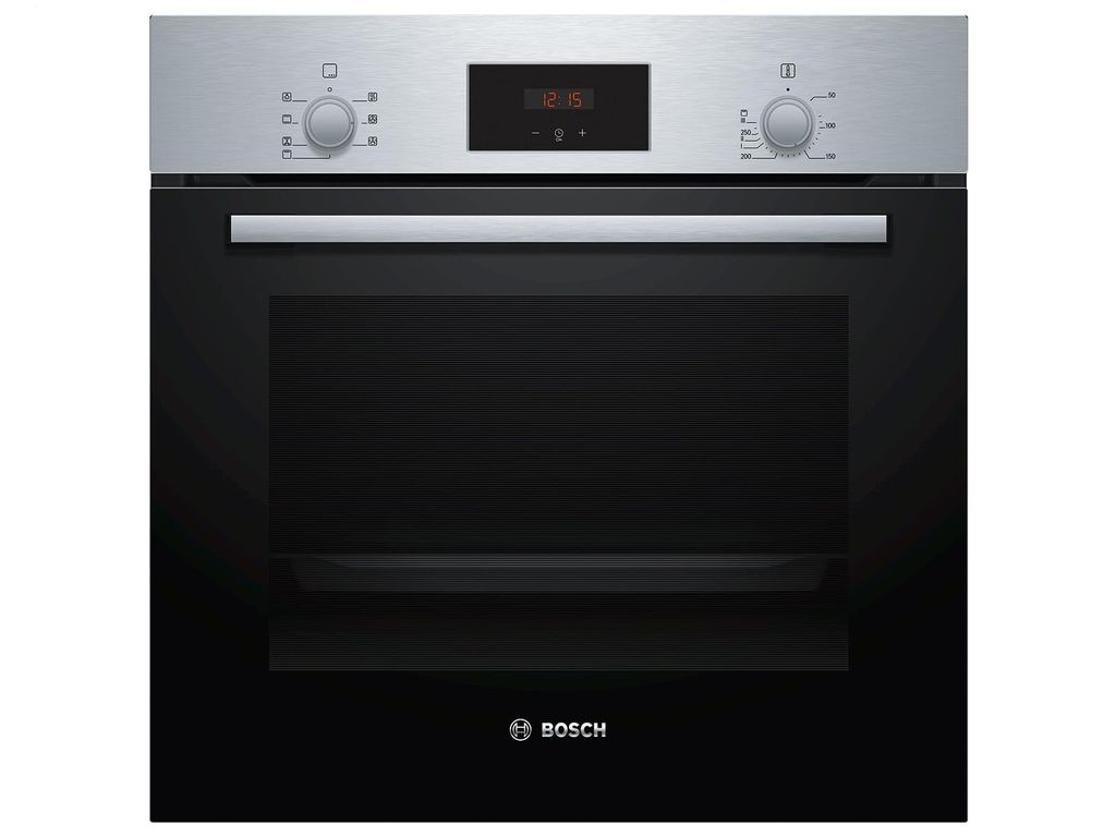 Four encastrable Bosch HBF133BRO - 66 L, chaleur pulsée 3D, préchauffage rapide Booster, classe A, Inox