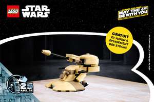 Distribution gratuite d'une miniature d’un produit de la gamme LEGO Star Wars (Sélection de magasins - smythstoys.com)