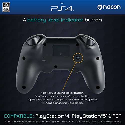 Manette sans-fil compatible PS4 Nacon Asymmetric