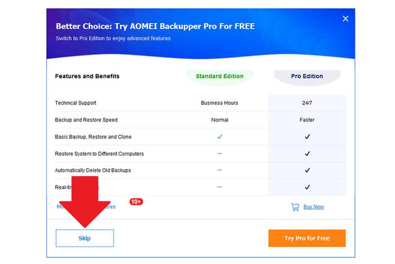 Licence AOMEI Backupper Professional gratuit - 1 an (Dématérialisé - softopaz.com)