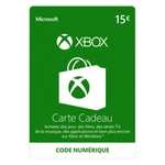 Sélection de Cartes Microsoft Xbox en promotion - Ex : Carte Xbox de 100€ (Dématérialisée)