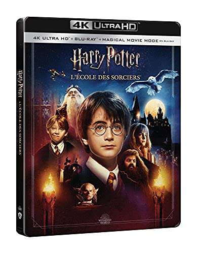 Bluray 4K UHD : Harry Potter a l'école des sorciers - Steelbook