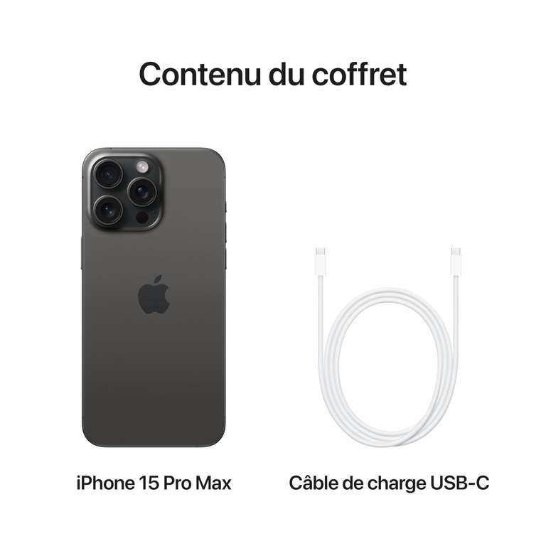 Smartphone 6,7" Apple iPhone 15 pro Max - 512 Go