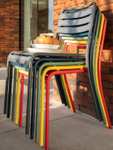Chaise de jardin Café en acier - plusieurs coloris