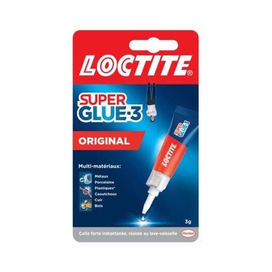70% cagnottés sur la colle Loctite - Ex : Colle universelle super Glue 3 original 3g (Via 2.34€ sur Carte Fidélité)