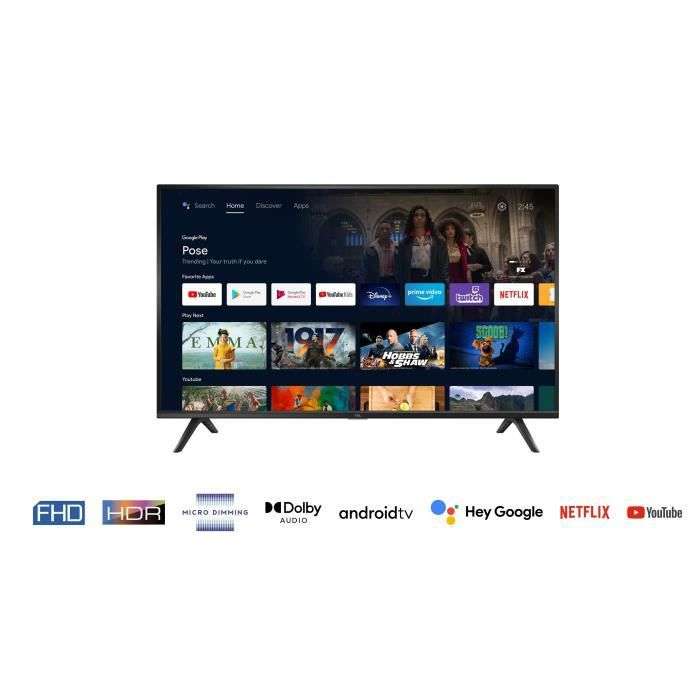 TV 40" TCL 40S5203 - Full HD, HDR10, Dolby Audio, Android TV