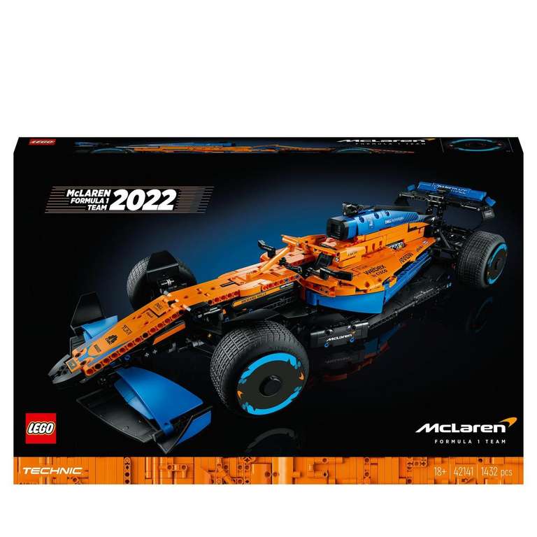 Sélection de Lego en promotion - Ex: LEGO Technic 42141 - La Voiture de Course McLaren Formula 1 (Via 39.99€ sur Carte Fidélité)