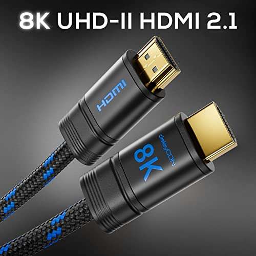 Cable HDMI 2.1 deleyCON - 8K, 1,5 M (Vendeur tiers)