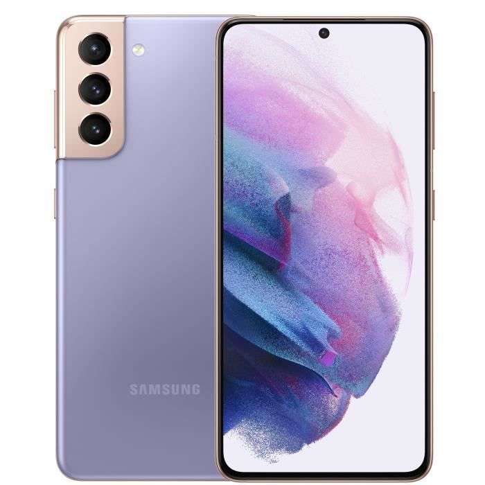 Smartphone 6.2" Samsung Galaxy S21 5G (G991U) - 128 Go Violet (+22.42€ en Rakuten Points)