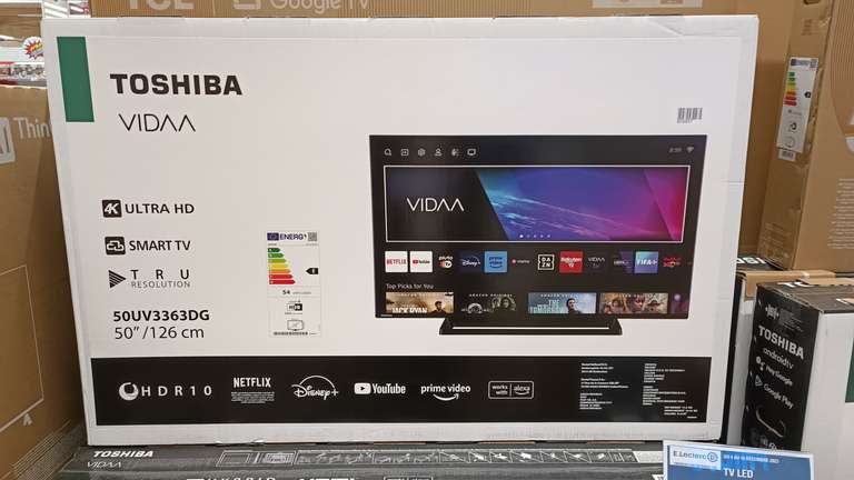 TV 50" Toshiba 50UV3363DG - 4K UHD, HDR10, VIDAA - Bonneuil-sur-Marne (94)