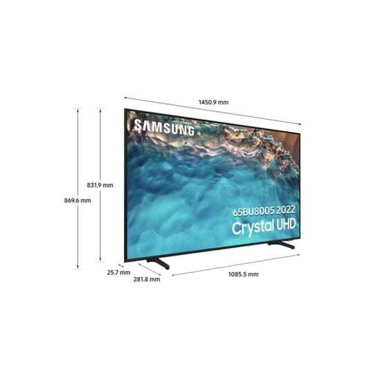 TV LED 65" Samsung 65BU8505 - 4K UHD, Smart TV