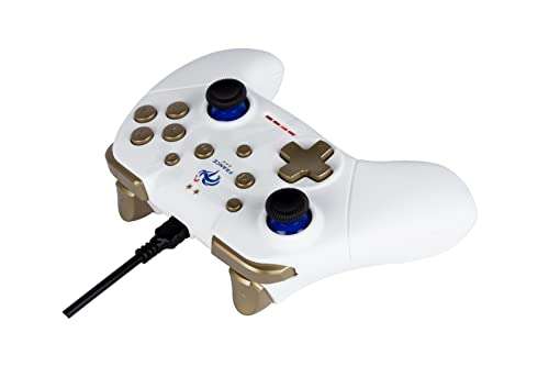 Manette gaming filaire Konix FFF pour console Nintendo Switch, Switch Lite et PC - câble 3m, bleu (blanc à 19,99€)