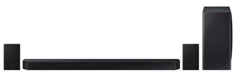 Barre de son 11.1.4 Samsung Cinematic Q-series HW-Q950A (2021) - caisson de basses et satellites arrières