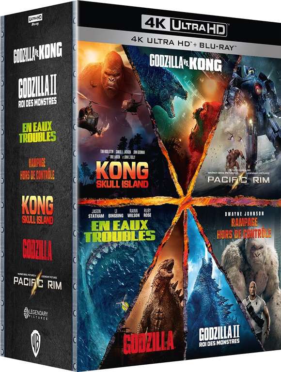 Coffret Blu-ray 4K Monstres : 7 films (+ Blu-Ray)