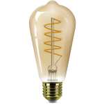 Ampoule LED Edison Philips - E27, 25W, Blanc Chaud Ambré, Compatible Variateur
