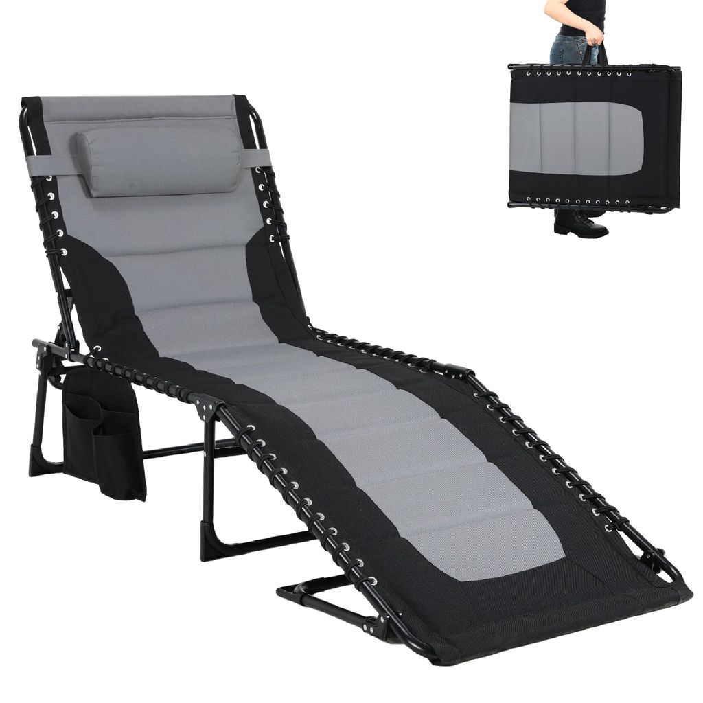 Transats jardin extérieur XXL pliables, 199×66×35 cm Liferun (Vendeurs Tiers)