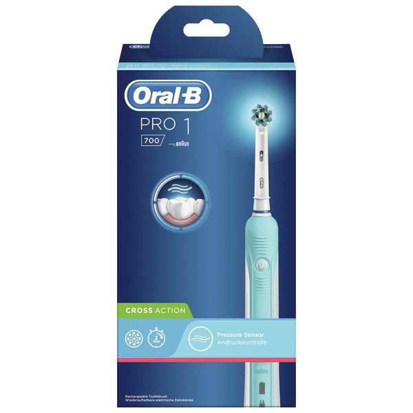 Brosse à dents électrique Oral-B PRO 1 700 (via 22.37€ sur la carte fidélité)