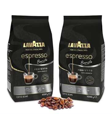2 paquets de café en grains Lavazza Barista Perfetto – 2x1kg