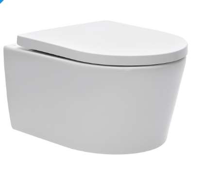 Pack WC Bâti autoportant Grohe + WC sans bride SAT + Abattant softclose + Plaque chrome (ProjectSATrimless-5-RT)