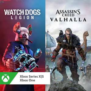 Bundle Assassin's Creed Valhalla + Watch Dogs: Legion sur Xbox One & Series XIS (Dématérialisé - Activation store Argentine)