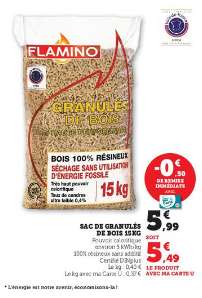 Sac de granulés de bois Flamino - 15kg