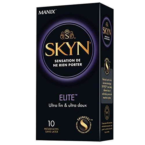 Boîte de 10 préservatifs Skyn Elite Ultra Fins et Ultra Doux