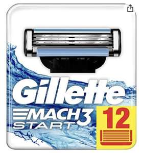 Pack de 12 lames de rasoir Gillette Mach3 Start