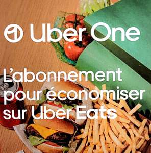 [Nouveaux Clients] Abonnement Uber One à 0,90€/mois pendant 6 mois, chez Uber Eat