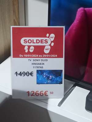 TV 65" Sony Oled XR65A83K - Quimper (29)