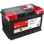 30% offerts sur la carte sur les batteries Carrefour - Ex: Batterie n°11 - 70Ah - 640A 12 volts (via 31.47€ sur la carte)