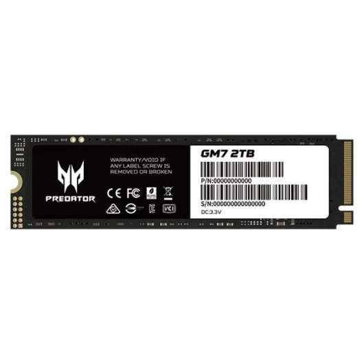 SSD M.2 PCI Express 4.0 NVMe Acer Predator GM7 - 2 To