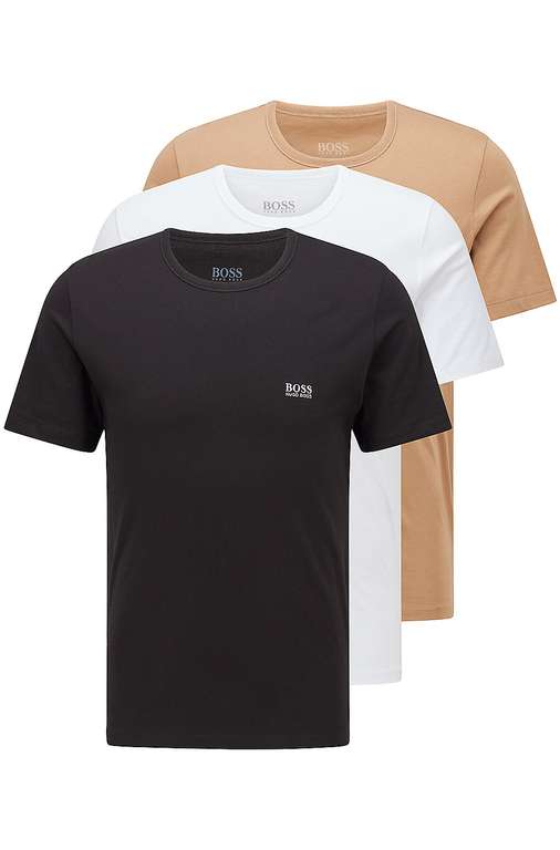 Lot de 3 tee-shirts Hugo Boss Fit - en coton, différents coloris (du S au XXL)