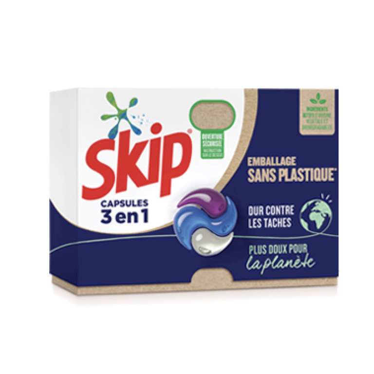 Boîte de 38 doses de lessive Skip Ultimate Trio Active Clean - Différentes variétés (via 13.05€ sur la carte fidélité)