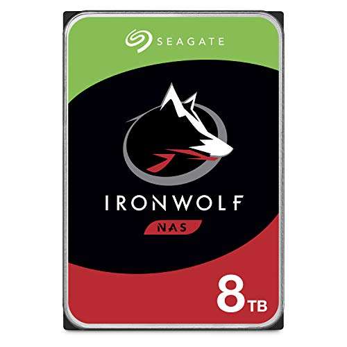 Disque dur interne 3.5" Seagate IronWolf (ST8000VN004) 8 To - 7200 tr/min, 256Mo (Vendeurs tiers)