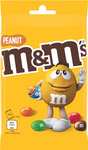 Bonbons Chocolat au Lait et Cacahuètes M&M's Peanut - 16 sachets de 82g
