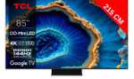 TV 85" TCL 4K QLED Mini LED 85MQLED80 144Hz, Google TV, Dolby Atmos, DTS Virtual X