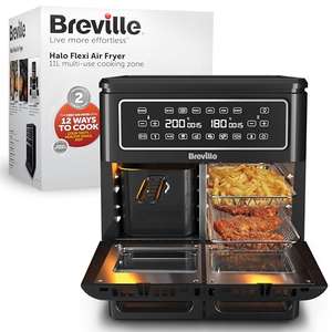 [Précommande] Friteuse sans huile à air chaud Flexi Halo Breville VDF130X - 11L, 2400W - Noir (Via coupon)