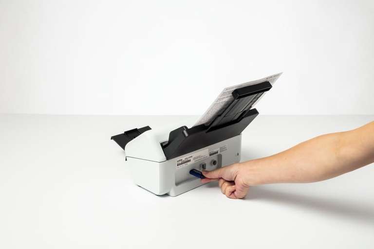 Brother ADS-4100 Desktop-Dokumentenscanner – Doppelseitig, 60 Blatt ADF, USB 3.0 Für Büro & Homeoffice