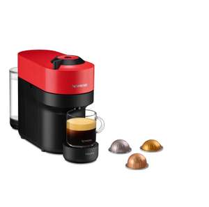 Machine à Café Nespresso Krups Vertuo POP Rouge ou blanc + Un assortiment de 12 capsules offert