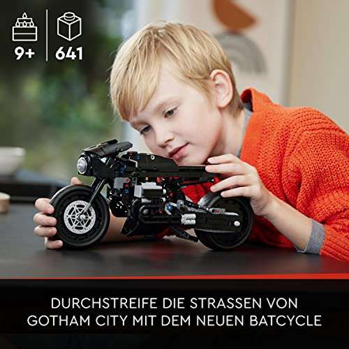 Jeu de construction Lego Technic Le Batcycle de Batman n°42155 (via coupon)