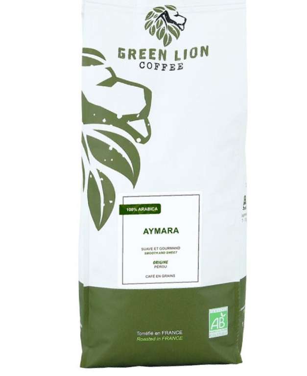 Café en grains Bio Green Lion Coffee Pérou Aymara - 1 kg