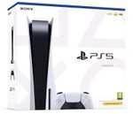 Console Sony PlayStation 5 (PS5) - Edition Standard (+ 55€ en Rakuten Points - Vendeur Carrefour)