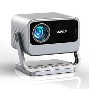 Vidéoprojecteur 1080p Voplls - Compatible 4K, WiFi Bluetooth, 21000 Lumen, Son Stéréo 3D, Auto Focus/Keystone (via Coupon, Vendeur Tiers)