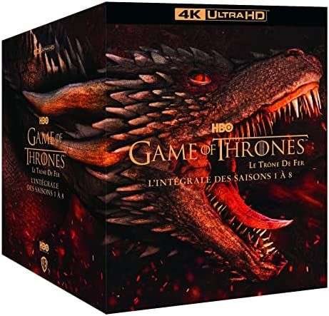 [Prime] Coffret Blu-Ray 4K UHD Game of Thrones (Le Trône de Fer) - L'intégrale des Saisons 1 à 8